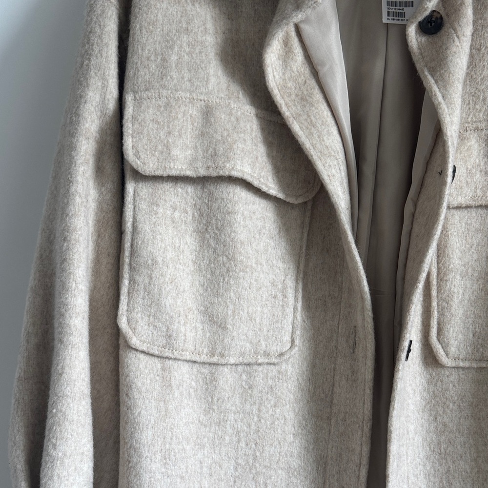 H&M Cream Wool Coat - Picture 5 of 12